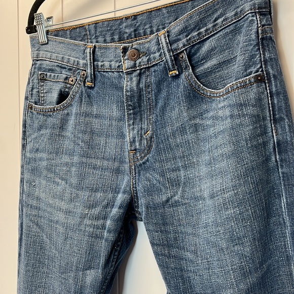 Levi’s 527 Straight Leg Denim Blue Jeans Fade Lines Tag Reads 30 X 30 - Picture 7 of 15